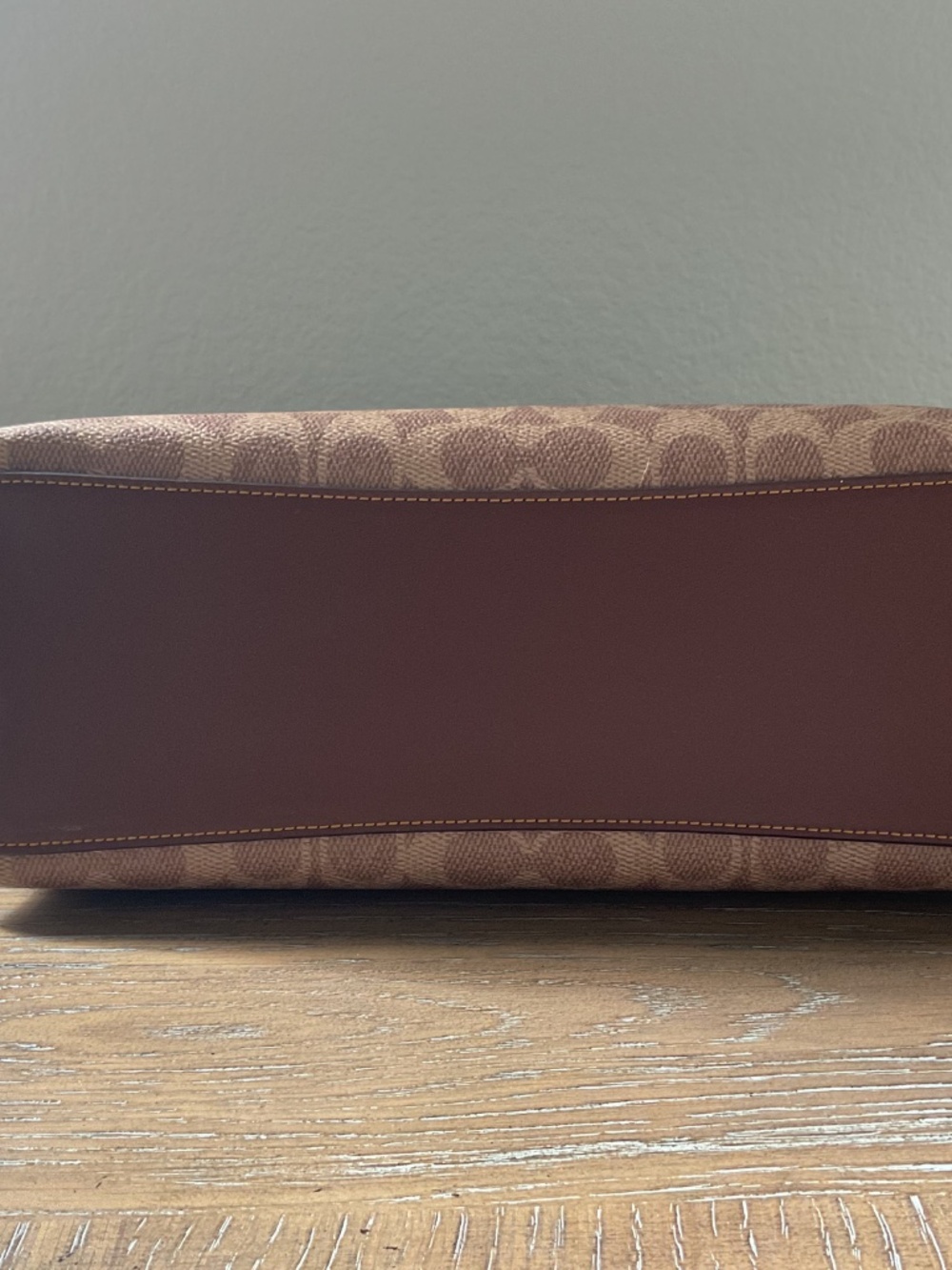 Coach Laurel Shoulder Bag-Signature Canvas with Bag Charm - Picture 9 of 15
